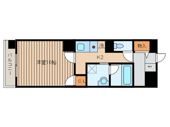 クレ－ル北１０条の物件間取画像